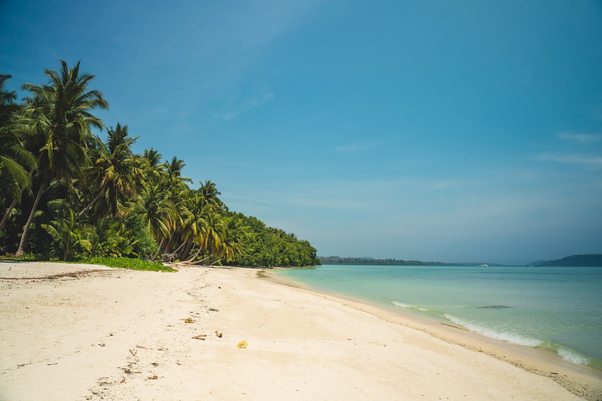 Andaman Islands white sand beach