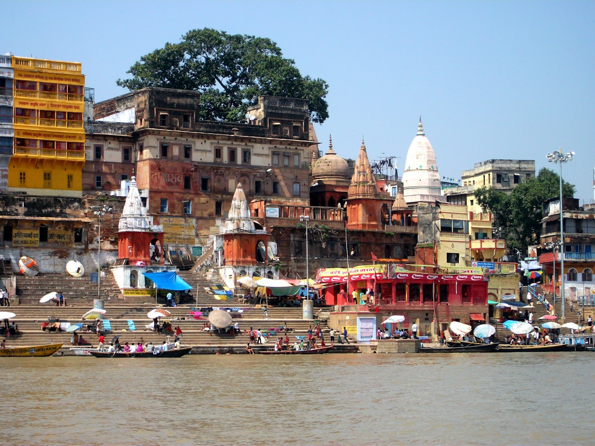 Varanasi ghats on the Ganges